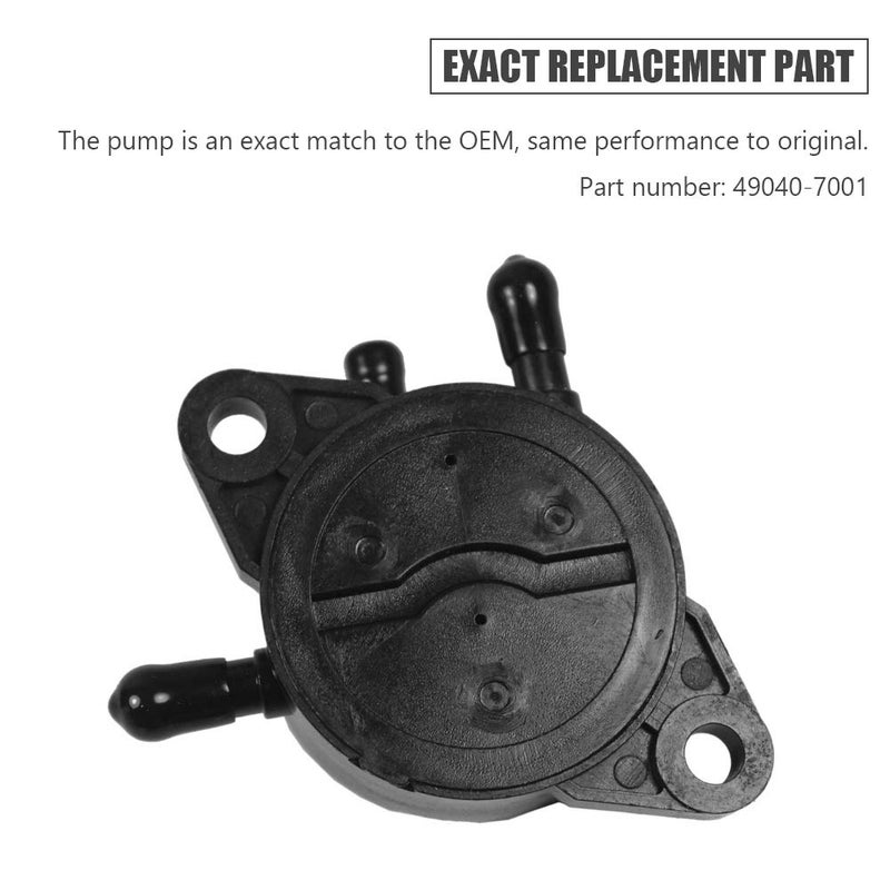 Apeixoto Fuel Pump 2439304S 2439316S 808656 49040-7001 Compatible with Kawasaki 15HP-25HP Engine Kohler 17HP-25HP Engine Briggs Stratton Honda GX610 GX620 GX670 GXV520 GXV530 GXV610 GXV620 GXV670 - Image 3